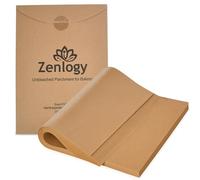 Zenlogy Parchment Paper Sheets 12x16 for Baking - Unbleached Chlorine-free, High Heat, Non-Stick Pre-Cut Parchment Paper for Half Sheet Pans (500 sheets)