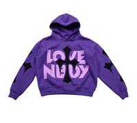 ZENMANCHEN Full Zip Hoodies for Men Over Face Y2k Hoodie Men Oversized Y2k Jacket Gothic Graphic Hoodies Vintage Sweatshirt, 2-2red, XL