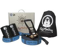 ZenMonkey Slackline Kit with Tree Protectors, Cloth Carry Bag and Instructions, 60 Foot - Easy Setup for the Family, Kids and Adults