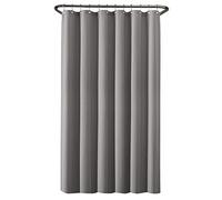 Zenna Home, 70 x 72 Inch, Grey Waterproof Fabric Shower Curtain or Liner, 70 x 72 (LFRMWPGY)