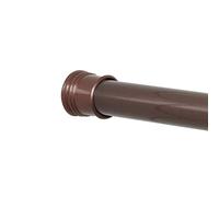 Zenna Home Adjustable Tension Shower Rod, 44" - 72", Bronze