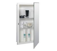 Zenna Home Zenith Products Prism Beveled Medicine Cabinet, Steel, Mirrored