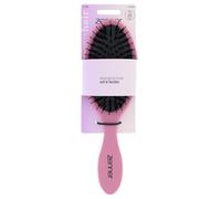 Zenner Large Oval Anti-Tangle Hair Brush - Brush with Soft Flexible Pins and Nylon Bristles - Bouncy Brush Cushion for Painless Detangling of Wet and Dry Hair