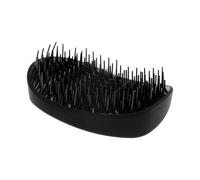 Zenner Tangle-Free Mini Hair Brush Black - Compact Detangling Brush for Wet & Dry Hair - With Flexible Bristles - Ideal for Travel - Suitable for All Hair Types & Extensions