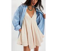 Zenni Denim Romper at Free People in Tea, Size: XS - female