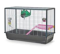 Zeno 3 Knock Down Hamster Cage Small Animal Gerbil Grey