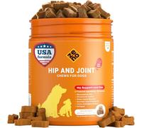 ZENO Glucosamine HCL & Hip and Joint Chews for Dogs - 150 pcs - Advanced Hip and Joint Support for dogs - With MSM & Green Lipped Mussel - Beef