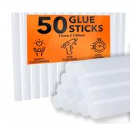 ZENO Glue Sticks for Glue Gun | Hot Glue Sticks | Glue Gun Sticks | Adhesive Sticks Perfect for DIY Craft Projects and Sealing | Melt Adhesive Glue Sticks | 11mm x 100mm | 50 Count