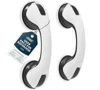 ZENO Grab Rails for Bathroom 2PCS | Support Grab Handle | Bathroom Grab Rails | Disability Aid Suitable for Bath & Shower | No Fixings Needed for Bathroom | Suction Cup Safety Handle (Black & White)