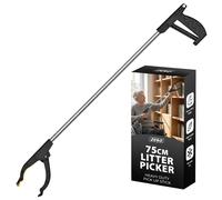 ZENO Litter Picker 75cm | Grabber Stick | Litter Pickers for Adults | Grabbers for Disabled | Rubbish Picker Grabber | Magnetic Tip | Long Reach | Er
