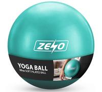 ZENO Pilates Ball 23cm | Soft Yoga Ball for Core Training | Mini Exercise Ball for Balance Stability and Control | Anti Burst Gym Ball for Pilates, Yoga, Physio, Rehab, Home Workouts (Teal)