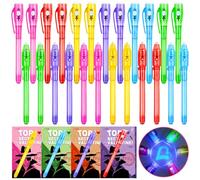 Zenoble Valentines Day Gifts for Kids School,24 Pack Valentines Card with Invisible Ink Pens Magic Spy Pen Detective Theme Secret Message for Valentines Day Party Favors Classroom Exchange Prizes