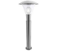 Zenon Lighting Collection Modern LED Bollard Post Outdoor Stainless Steel Cone Top 4W LED Light White ambiance Light ZLC026