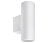 Zenon Lighting Collection White Indoor Light Up Down Stainless Steel Wall Lamp ZLC056W