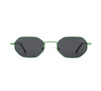 ZENOTTIC Octagonal Sunglasses Men Women: Polarised UV400 Retro Metal Frame | Spring Hinges - All-Day Comfort - Hippie Vintage Style - Scratch-Resistant Lens - Fits Small Faces - Ideal for Driving Travel