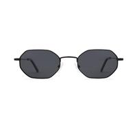 ZENOTTIC Octagonal Sunglasses Men Women: Polarised UV400 Retro Metal Frame | Spring Hinges - All-Day Comfort - Hippie Vintage Style - Scratch-Resistant Lens - Fits Small Faces - Ideal for Driving Travel