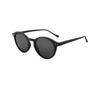 ZENOTTIC Polarized Round Sunglasses, Stylish Sunglasses for Men and Women Retro Classic, Multi-Style Selection, Black/Grey, M