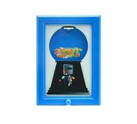 Zenova Candy Dispenser Picture Frame, Handy Candy Dispenser Picture Hanging Candy Frame, Gumball Machine In A Frames, Wall Mounted Candys Dispensers for Kitchen,Office,Hallway,Gifts (Blue)