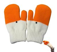Zenova Silly Goose Gloves - Funny Silly Goose Gloves for Cozy Hands, Winter Cute Mittens, Duck Winter Warm Glove, Fun Gooses Gifts for Adults & Kids Cold Weather Christmas (1 pair)