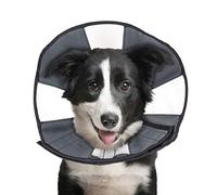 ZenPet ProCone Pet E-Collar for Dogs and Cats - Comfortable Soft Recovery Collar is Adjustable for a Secure and Custom Fit - Easy for Pets to Eat and Drink - Works with Your Pet's Collar - Large