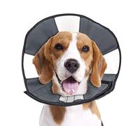 ZenPet ProCone Pet E-Collar for Dogs and Cats - Comfortable Soft Recovery Collar is Adjustable for a Secure and Custom Fit - Easy for Pets to Eat and Drink - Works with Your Pet's Collar - Medium