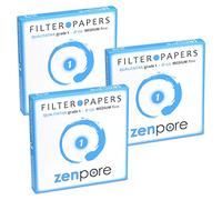 zenpore 15 cm Lab Filter Paper, Standard Qualitative Grade 1 - ZENPORE Medium Flow 150 mm (Set of 3 x 100 Discs)