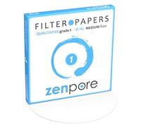 zenpore 18.5 cm Lab Filter Paper, Standard Qualitative Grade 1 - ZENPORE Medium Flow 185 mm (100 Discs)
