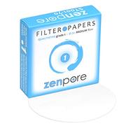 zenpore 7 cm Lab Filter Paper, Standard Qualitative Grade 1 - ZENPORE Medium Flow 70 mm (100 Discs)