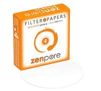 zenpore 7 cm Lab Filter Paper, Standard Qualitative Grade 4 - ZENPORE Fast Flow 70 mm (100 Discs)