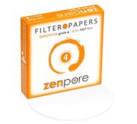 zenpore 9 cm Lab Filter Paper, Standard Qualitative Grade 4 - ZENPORE Fast Flow 90 mm (100 Discs)