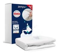 ZenPur Waterproof Mattress Protector For Superking Beds, 2-Pack, Made in EU, Oeko-Tex Standard 100 Certified, Made of Cotton Mattress Topper, Waterproof and Durable - Protection and Comfort in One.