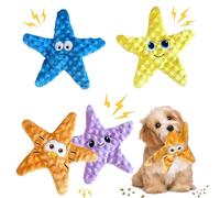 ZenQeek Stuffless Dog Toys - Squeaky Dog Toys for Small Medium Dogs 4PCS, Puppy Teething Toys for Boredom and stimulating, Crinkle Dog Treat Toys to Keep Them Busy
