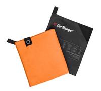 ZenRanger Microfibre Travel & Sports Towel (180 cm x 80 cm) - Highly Absorbent, Soft & Durable, Lightweight & Packable, Odour Resistant - for Camping, Hiking, Beach, Yoga, Swimming (Clementine Orange)