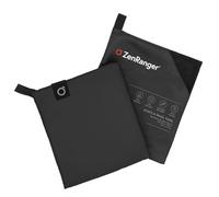 ZenRanger Microfibre Travel & Sports Towel (180 cm x 80 cm) - Highly Absorbent, Soft & Durable, Lightweight & Packable, Odour Resistant - for Camping, Hiking, Beach, Yoga, Swimming (Midnight Black)