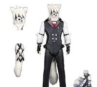 Zenres Zone Zero Goods, Von Lycan, Cosplay Costume, Costume, Costume, Full Set, Tail, Accessory, Cosplay Wig Costume, Play-in-a-type, Disguise, Complete Set Game Clothing, Stage Clothing, Cosplay Wing