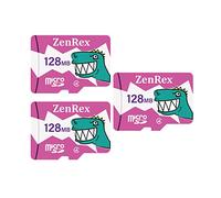ZenRex 128MB Pack of 1, 3 Count MicroSD C4 Memory Card for Corporate Data Dtorage and File Transfer with Adapter