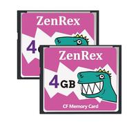 ZenRex 4GB 2 Pack CompactFlash Memory Card CF Card UDMA High Speed for Camere