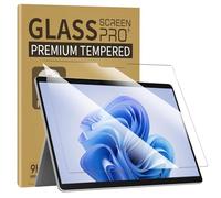 zenrich 2 Pack Screen Protector for Microsoft Surface Pro 11/10 2024/Pro 9/Pro 8/Pro X 13 Inch, Anti Blue Light Tempered Glass Screen Film with 9H Hardness/Bubble Free/Case Friendly/Pencil Compatible
