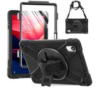 ZenRich Heavy Duty Shockproof Carrying Case for Lenovo Idea Tab 11 2025 11-inch (K11 Gen 2 / Xiaoxin Pad 11 / M11) with 360° Rotating Kickstand, Built-in Screen Protector