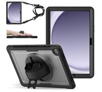 ZenRich Heavy Duty Shockproof Protective Case for Samsung Galaxy Tab A9 Plus/ A9+ 5G 11" 2023 (SM-X210/X216/X218) with 360 Rotating Kickstand Hand & Shoulder Belt