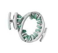 ZenRoll Acupressure Massager for The Whole Body - Manual Massager with Wheels - Ring Leg Massager for Comprehensive Leg Care (Green)