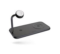 Zens Dual+Watch Wireless Charger (Incl. Wall Charger) - Black