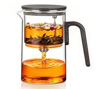 ZENS Magnetic Tea Pot, Magic Glass teapots with Infuser with Magnetic Suction Lid for Mess-Free, Modern Herbal Tea Infuser Tea Diffusers for Tea Lovers Gifts 830ml