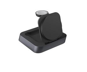 Zens Nightstand Charger Pro 2-15W Wireless Charging for MagSafe & Qi2 Devices, 5W Fast Charge for Apple Watch, Convertible Design, Supports Apple StandBy, Includes 20W Adapter