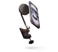 Zens Office Charging Mount Pro, MagSafe and Qi2 Compatible 15W Wireless Charger for iPhone Air, 17, 16, 15, 14, 13, 12, Includes 20W Power Adapter (EU, UK, US) and 1.5M Integrated Cable, Black