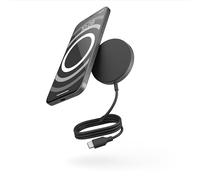 Zens Pro 1 Wireless Charger, MagSafe and Qi2 Compatible 15W Wireless Charger for iPhone 16, 15, 14, 13, 12 and AirPods, Includes 1M Integrated USB-C cable, Black