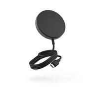 ZENS PRO 1 x Qi2 15W Magnetic Wireless Charger with USB-C Cable 1 m (MagSafe Compatible, 15 Watt Quick Charge, Ideal for Travel)