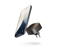 Zens Wireless Charging EU Power Adapter, MagSafe and Qi 15 W Wireless Charger for iPhone 16, 15, 14, 13, 12 and AirPods, Includes 18 W USB-C Port, Black