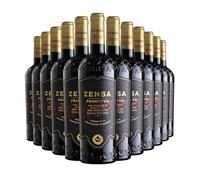 Zensa Primitivo 12 x 75cl | Italy | 14% ABV | Organic Red Wine | Full-Bodied & Smooth | Vegan Friendly | Puglia | Intense & Fruity | Rich Italian Red Wine