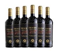 Zensa Primitivo Puglia Red Wine Case of 6 x 75cl Italian Full-Bodied Apulian Red Wine
